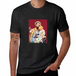 saint joseph terror of dems protect us T-Shirt boys animal print plus size tops plain white t shirts men j7Nr#