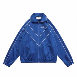 hip Hop Jacket Men Patchwork Embroidery Vintage Track Jacket 2022 Harajuku Streetwear Zipper Coat Jackets For Men's Clothing S7Ea#