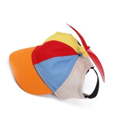 Snapbacks Cotton Pet Propeller Hat Colorful Adorable Sunproof Breathable Replacement Summer Decorative Baseball Cap Supplies