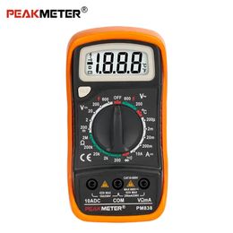 2000 Counts DC AC Voltage DC Current Ohm Digital Multimeter With Diode Test Data Hold Continuity Temperature PM838