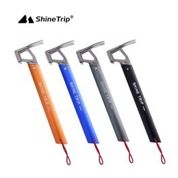Camping Hammer Aluminum Alloy Mountaineering Hammer Camping Tent Roof and Ground Nail Hammer Tent Roof and Nail Puller