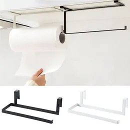 Kitchen Storage Roll Paper Holder Stable Structure Hanging Rack Towel Shelf Kitchenware Holders Save Places Racks No 2