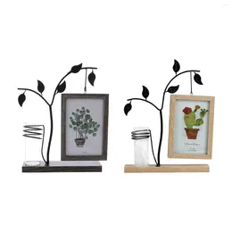 Frames Picture Frame Desktop Tree Gift Decors Double Side Potted Plants Po For Housewarming Farmhouse Office Party Birthday