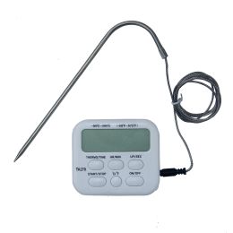 Gauges 1 Pc Portable Digital Food Thermometer Wireless Household Kitchen Cooking Barbecue Meat Thermometer Alarm Timer