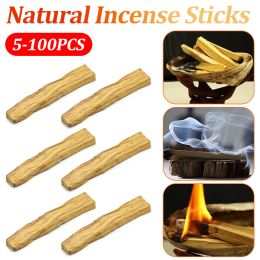 Burners 5100pc Palo Santo Scented Aroma Sticks Natural Crude Wood Strips Room Fragrance Strip Peru Flavour Yoga Healing for Purifying