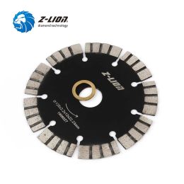 Zaagbladen ZLION 1pc 125mm Diamond Saw Blade Granite Concrete Sandstone Dry Cutting Disc 5" Segments Thickness 2.2mm Grinding Wheel