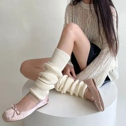 Women Socks Ballet Style Solid Colour Wool Knitted Girls Sweet Gentle JK Foot Cover