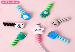 Cable Animal bite USB cable protector Charger Data Protection Cover Mini Wire Protector Cable Cord Phone Accessories Creative Gift7629432