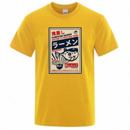 puffer Fish Ramen Japanese Menu Poster Tshirt Men Funny Fi Tee Clothes Comfortable Oversize T Shirt Casual Cott T-Shirts n0QM#