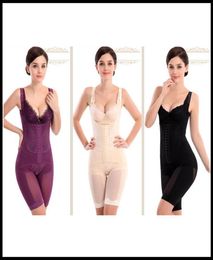 drop m6xl women seamless full body shaper waist underbust cincher suit control firm tummy beige black purple drop9999065