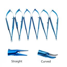 Instruments Titanium Micro Needle Holders straight/curved With Lock Needle Holders without lock Ophthalmic Surgical Instruments