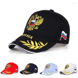 Ball Caps 2024 Fashion Russia Embroidered Baseball Cap Outdoor Hat Men Women Casual Hats Adjustable Cotton Sports