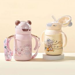 GIANXI Learning Cup Baby Drink Vacuum 316 Stainless Steel Thermos High Appearance Level Cute Portable Small 240320