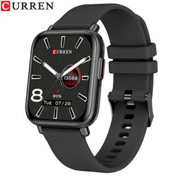 CURREN Karien S1 Smartwatch Heart Rate Step Fiess IP67 Waterproof Sports Touch Screen Square Bracelet