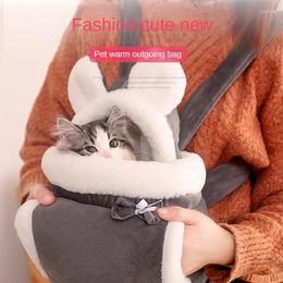 Cat Carriers Pet Carrier Bags Warm Outdoor Small Dog Backpack Fashion Travel Bag Transport Puppy