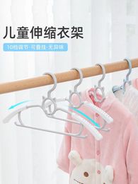 Hangers Sainwin 10pcs/lot 40cm Plastic Baby Clothes Hanger Rack Multi-functional Home Non-slip Drying