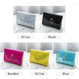 Shoulder Bags Waterproof Laser Messenger Bag PVC Jelly Small Tote Candy Colour Fashion Glitter Clutch