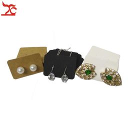 Whole 1000Pcs Earring Jewellery Display Holder Card Craft Earring Stud Storage Organiser Stand Tag2831