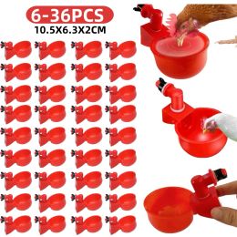 Albums Chicken Drinking Cup Automatic Drinker Chicken Feeder Plastic Poultry Waterer Drinking Water Feeder for Chicks Duck Goose Quail