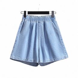 womens Lounge Bermuda Shorts Plus Size Casual Summer Cott Knee Length Shorts With Pockets Denim Short Jeans3XL 4XL 5XL ouc1519 X9Rj#