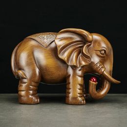 Sculptures Elephant Statue,Feng Shui Home and Office Decor Elephant Figurines Symbol of Success Overcoming Obstacles Wealth and Fertility