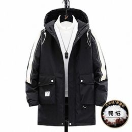LG Windbreaker Jacket Men Winter Down Jacket Plus Size 8XL Preto Windbreaker Coat Fi Casual Down Coat Masculino Big Size 8XL z8lZ #