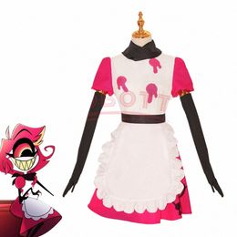 anime Hazbin Cosplay Hotel Costume Niffty Cosplay Costume Clothes Niff Sinners And Dems Maid Uniform Fancy Dr Outfits f5QY#