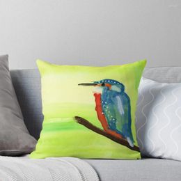 Pillow Kingfisher On A Branch Throw Sofa S Rectangular Cover Luxury Decorative Case