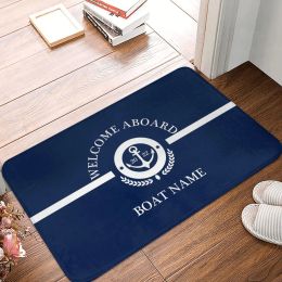 Mats dark blue nautical series home bathroom and kitchen floor mats bathroom mats door mats bathroom supplies can be Customised