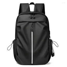 Backpack Quality Men USB Shoulder Sac Designer Cool Reflective School Bag Student Laptop Oxford Backpacks Casual Travel Mochila