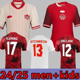 2023 2024 2025 Canada Soccer Jerseys national 23 24 25 GROSSO CAVALLINI HOILETT SINCLAIR DAVIES J.DAVID football shirt South American Cup National Team