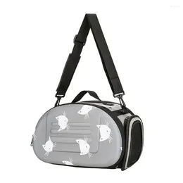 Cat Carriers Breathable Pet Bag Carrier Backpack Travelling Bags Enclosures For Outside Handbag