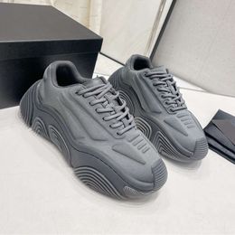 Da Wang Lai Ka Couple Casual Sports with Low Top Lace Up for Comfortable Increase in Feet Feeling Wave Thick Sole Dad Shoes