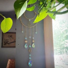 Suncatchers Moon Phase Large Rainbow Makers GiftPerfect for Room Decor|Car Charm |Boho Decor |Gift