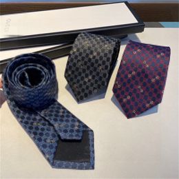 g 2024 Men's Fashion Tie Designer Ties Brand Business Neck Ties Casual Wedding NeckTies Retro Party Casual Silk Ties with box g661