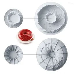 Baking Moulds Vortex Silicone Molds Turbine Cake Decorating For Fondant Tools Candy Making Mould