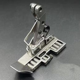 Machines Roller Presser Foot For Overlock Sewing Machine Fit Siruba 988 Pegasus EX5200 Hikari 6800 JACK 798 For 5 Thread Feet With Wheel