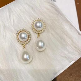 Stud Earrings Temperament Perfect For Special Occasions Ins Womens Long Tassel Cool Style Dangling Pearls