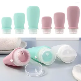 Storage Bottles 30/60/90ML Silicone Split Bottle Squeeze Container Lotion Packing Empty Refillable