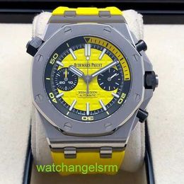 AP Wrist Watch Collection Mens Watch Royal Oak Offshore Series 42mm Double Eyed Timing Colour Plate Automatic Mechanical Casual Fashion Luxury Watch
