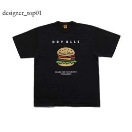 Japanese Fashion Brand Trend Human Made T Shirt Men's and Women's Designer Human Make T Shirts Cute Short Sleeve Cartoon Pattern Loose Cotton Couple T-shirt 8132