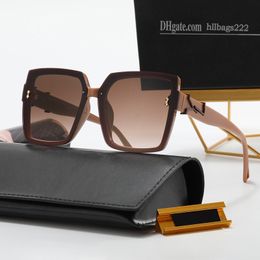 Sunglasses designer sunglasses letters luxury glasses frame letter lunette sun glasses oversized black frame resistant luxury sunglass men women