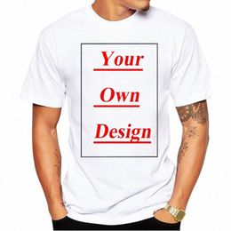 high Quality Customised Men T shirt Print Your Own Design Men Casual Tops Tee Shirts 17ih#