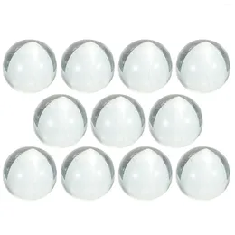 Vases 10 Pcs Clear Glass Marble Vase Decoration Game Beads For Filler Ornaments Crafts Fillable Gems Marbles