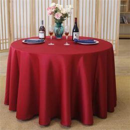 Table Cloth Satin Round Tablecloth High-quality Thickened Waterproof Jacquard