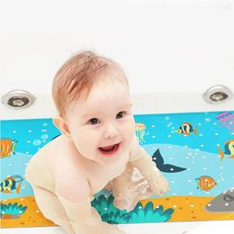 Bath Mats Non Slip Kids Bathtub Mat Baby With Suction Cups 40x16 In Extra Large Tub Shower