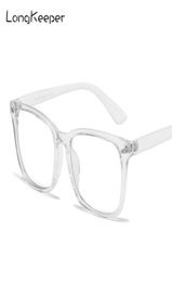 Sunglasses LongKeeper 2021 Fashion Anti Blue Light Blocking Glasses Frame Women Men Square Computer Eyeglasses Transparent Eyewear5079935