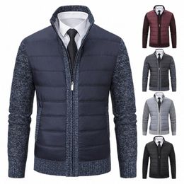 men Plush Coat Jackets for Winter Cardigan Cold Sweater Fi Luxury Casual Korean 2023 Y2K High Quality Zipper Sweatercoat H5xu#