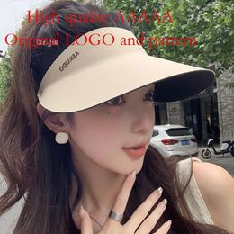 Traceless Empty Top Sun Hat for Men and Women, Summer UV Protection Ultra Light Duckbill Outdoor Running Baseball Hat, Foldable