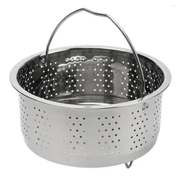 Double Boilers Small Kitchen Appliances For Stainless Steel Rice Cooker Steamer Pot Basket Silver 1pcs